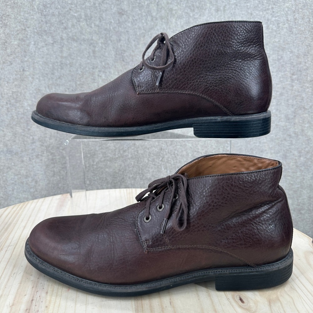Johnston & Murphy Chukka Boots Mens 11.5 Brown XC4 Waterproof Leather Shoes